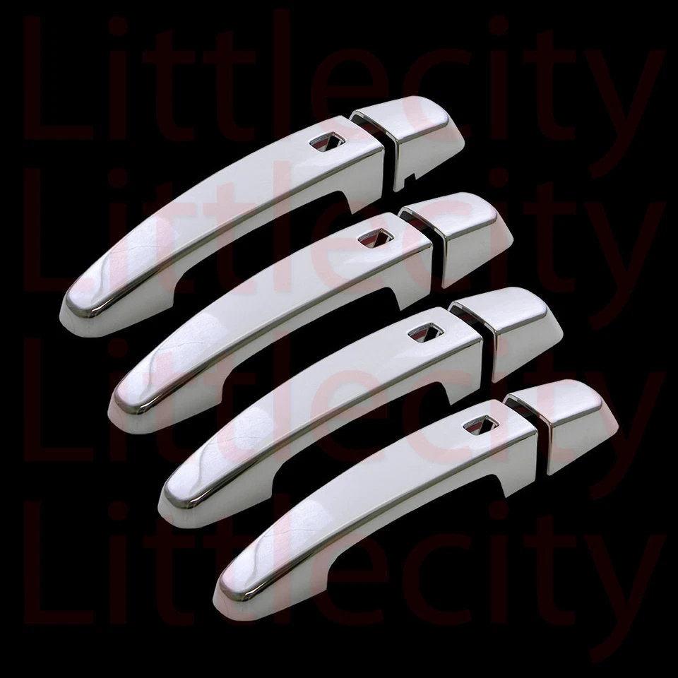 Подходит: 2017 18 19 2020 GMC Acadia хромированный чехол на 4 дверные ручки с 4 smart kEY - Изображение 1 из 1