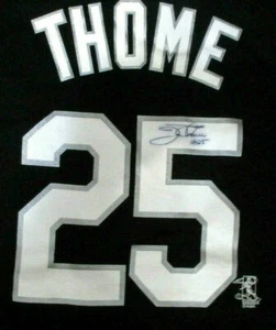 INDIANS/WHITESOX JIM THOME AUTOGRAPHED SOX JERSEY/SHIRT NICE - Picture 1 of 2