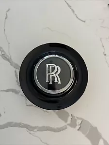 1pc For ROLLS ROYCE GHOST WRAITH DAWN FLOATING CENTER CAP WHEEL CAPS HUB BLACK - Bild 1 von 13