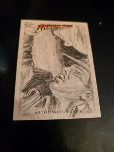 2008 Topps Indiana Jones Heritage sketch card 1/1 Chris Henderson - Picture 1 of 2