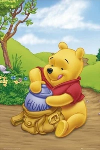 DISNEY WINNIE THE POOH POSTER - PACKING HUNNY - 24X36 - Picture 1 of 1