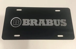 BRABUS LOGO Car Tag Diamond Etched on Aluminum License Plate - Picture 1 of 3