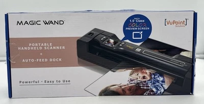 NEW VuPoint Magic Wand Portable Handheld Scanner + Auto-Feed Dock - Image 1 of 4
