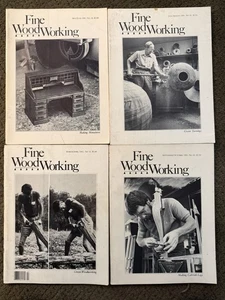 fine woodworking magazine lot Of 4 1981-83 Very Good VTG Free Shipping - Picture 1 of 6
