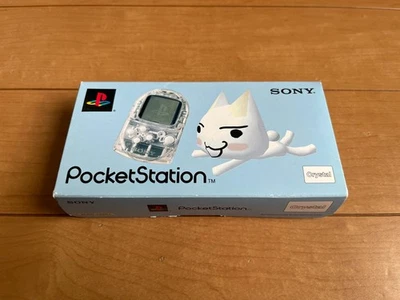 Sony PocketStation PlayStation PS Crystal SCPH-4000 BOX & Manual Japan Toro - Image 1 of 4