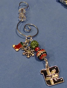 Seattle Seahawks #12 Perlen Christbaumschmuck Dekor Neu kommt in Geschenkbox - Bild 1 von 5