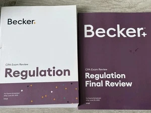π Becker+ CPA Exam Review Regulation V4.2 And Regulation Final Review Bundle - Picture 1 of 6