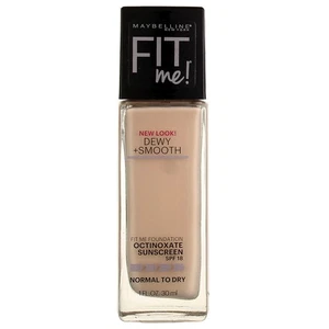5 Pack Maybelline Fit Me New Look Foundation, Fair Porcelain 102, SPF 18, 1 f... - Picture 1 of 2