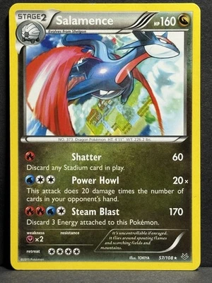 Salamence 57/108 Roaring Skies Normal Rare MP - Image 1 of 4