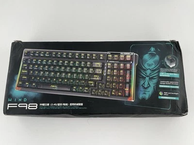 AULA F98 Wind Wireless Mechanical Keyboard with Transparent Keycaps Hot Swap - Image 1 of 4