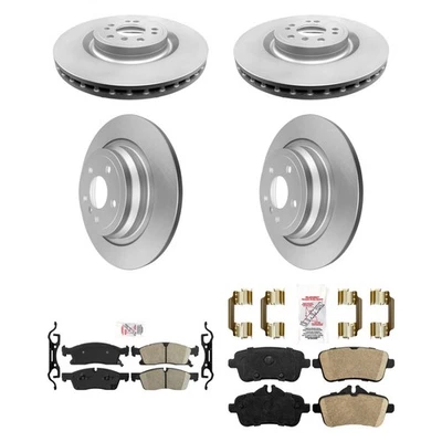 For Mercedes-Benz ML400 15 AmeriPRO Plain Front & Rear Brake Kit w Ceramic Pads Foto 1 de 4