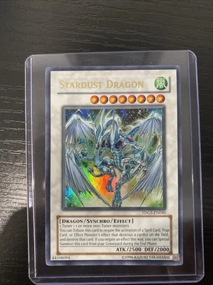Yu-Gi-Oh! TCG Stardust Dragon TDGS-EN040 Ultra rare Unlimited Edition HP - Image 1 of 4