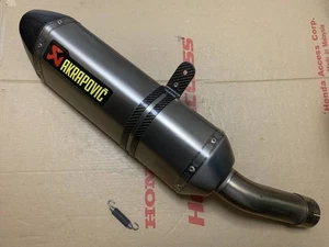 AKRAPOVIC Titanium Muffler Silencer for Yamaha FZ8 FZ-8 FAZER 8 - Foto 1 di 6