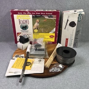 Vintage Original Do-It-Yourself Dog Radio Fence W/ Collar & Additional Wire Flag - Picture 1 of 24