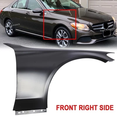Fender For Mercedes-Benz C300 2015-2022 Front Passenger Side W205 Sedan Steel - Image 1 of 4