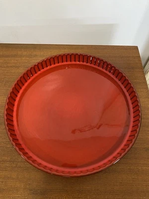 Portmeirion Red Dragon XL Flan Dish 30cm Diameter B175 - Image 1 of 4