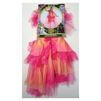 Wicked The Movie GLINDA OzDust Ball Dress Kids Costume Large 10-12 Halloween  - Image 1 of 4