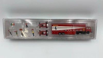  STA58575 Starline Brekina Fiat 691 T Ferrari 1977 avec 2 Ferrari 312 T2 F1 - Photo 1/4