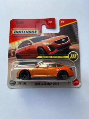 Matchbox Super Chase 2021 Cadillac CT5-V (Orange) - UK Release Sealed! - Image 1 of 2