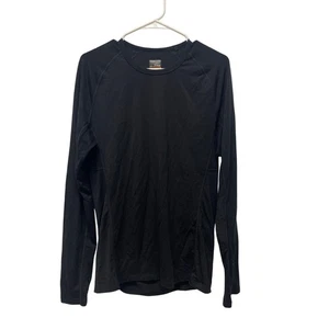 Icebreaker Hombre Merino 200 Lana Bodyfit Zone Manga Larga Negro Talla Mediana - Imagen 1 de 6