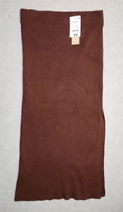 Anko Ribbed Midi Skirt Womens Size AU 12 US 8 New - Picture 1 of 6