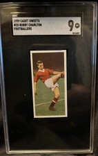 1959 SIR BOBBY CHARLTON CADET SWEETS CARD