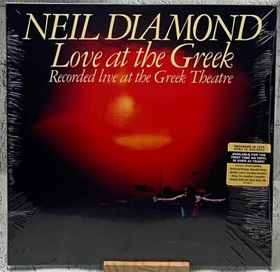 Neil Diamond Love At The Greek 2 LP Vinyl Remastered Rock - Image 1 of 4