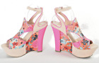 Alba, Floral Fabric, Platform Espadrille Sandal, Size 8.5 {EX+}