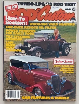 1979 HOT ROD MAGAZINE ROD & CUSTOM Number 8 - Image 1 of 4