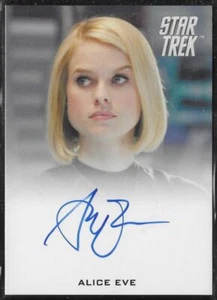 Carta AUTOGRAFA 2014 Rittenhouse Star Trek film - Alice Eve nel ruolo di Carol Marcus - Foto 1 di 2