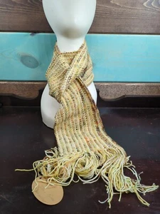 Lana Merino Tejida a Mano Colorway Otoñal Amarillo Dorado Naranja Verde Azul Marrón - Imagen 1 de 9