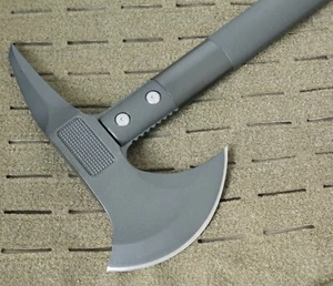 17” Fireman’s Axe 1.8 Lbs Heavy Duty Durable Stealth Black Tactical Nylon Sheath - Picture 1 of 7