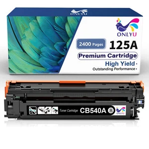 1x Black Toner Cartridge For HP CB540A 128A Laserjet CM1312nfi CM1312mfp Printer - Picture 1 of 5