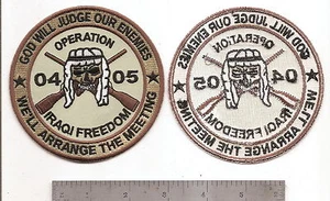 #277 US ARMY OPERATION IRAQ FREEDOM 04-05 PATCH - Picture 1 of 1