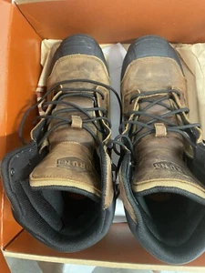 BRUNT The PERKINS Heavy Duty Work Boots US 14 Brown Lace-Up Boot Triple Layer - Picture 1 of 12