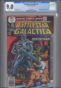 Battlestar Galactica #3 CGC 9.0 1979 Marvel Comics Pt 3 of 3 TV Adaptation - Picture 1 of 2