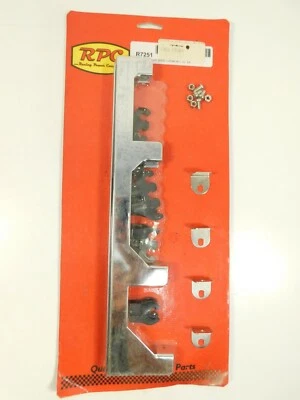 Soporte de cable de bujía universal RPC R7251 montaje de cubierta de válvula de metal cromado de 9,0 mm Foto 1 de 4