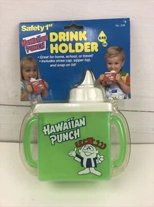 1992 Hawaiian Punch CUP Getränkehalter Saftety 1. Sipper Top Vintage - Bild 1 von 6
