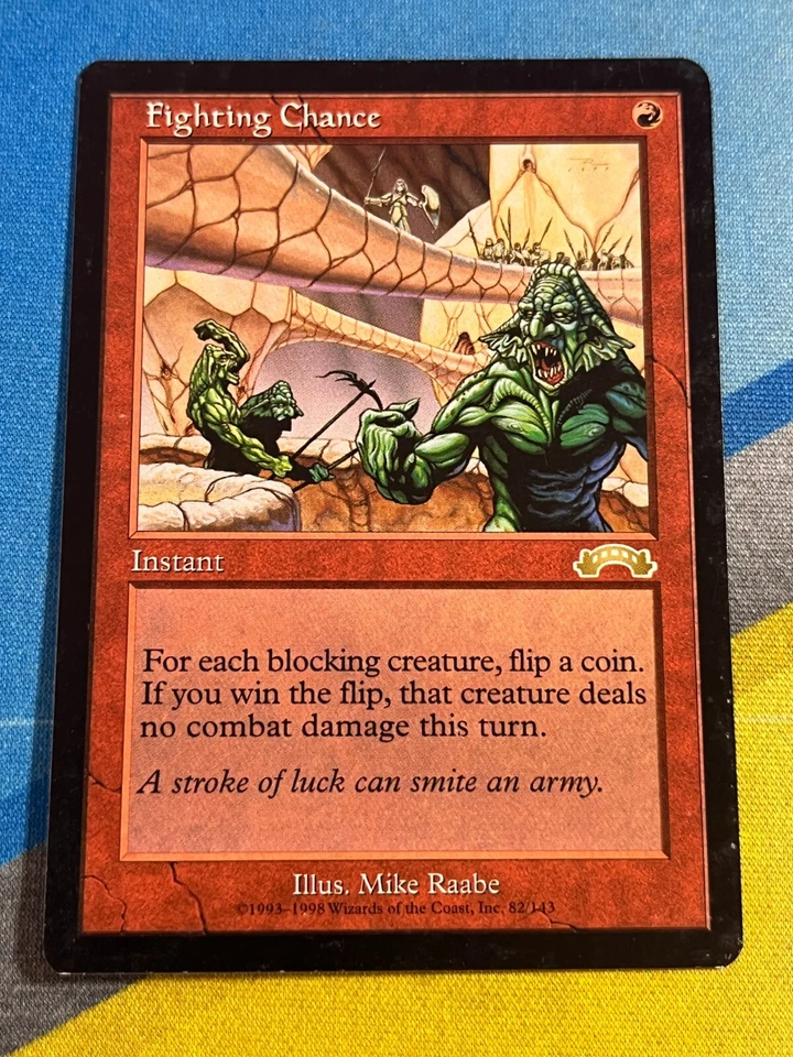 Magic the Gathering MTG Exodus FIGHTING CHANCE - Image 1 of 1