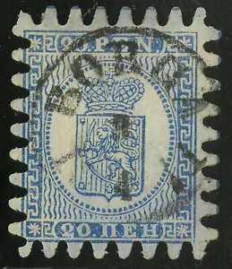 Finland 1866-74 Scott #9 USED - Type III - F/VF - Picture 1 of 2