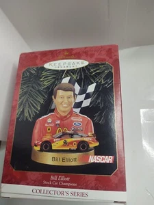 NASCAR 1999 Bill Elliott McDonalds Race Car Driver Hallmark Christmas Ornament - Picture 1 of 12