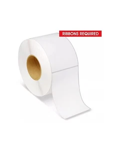 Thermal Transfer Labels - U-line S-5037, White, 4 x 6", 1000 Labels/roll - Picture 1 of 1