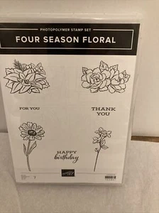 Stampin Up Four Season Floral Stamp Set - Picture 1 of 5