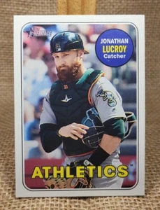 2018 Topps Heritage Jonathan Lucroy Baseball Card #517 Athletics FREE S&H A6 - Picture 1 of 2