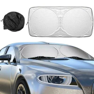 Foldable Car Front Rear Windshield Sun Shade Shield Window Cover Visor UV Block - Picture 1 of 19