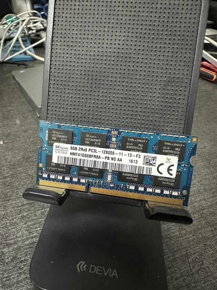 RAM MEMORIA HYNIX 2Rx8 8GB PC3L 12800S SODIMM HMT351S6EFR8A-PB - Immagine 1 di 1