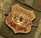 Forest Fire Fighter Certifié Wildland Forêt Services Air Ops Velkrö Insignes