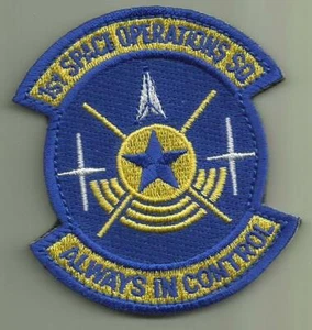 1ST SPACE OPERATIONS SQ USAF PATCH SATELITTES ORBT Surveillance SOLDIER USA FLY  - Picture 1 of 2