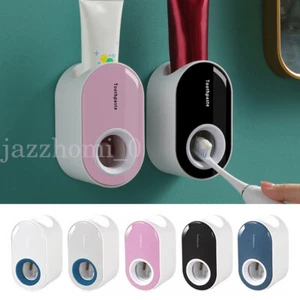 Automatic Toothpaste Squeezer Dispenser Bathroom Accessory Wall Mounted - Picture 1 of 15