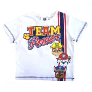 Paw Patrol T-Shirt Jungen Kinder Nickelodeon Kurzarm 100 % Baumwolle | NEU - Picture 1 of 2